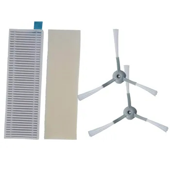 동물 키트용 사이드 브러시, Xplorer 95 RR7987, Tefal RG7975 RG7987 용, 1 PC 필터, 1 PC 폼 필터, 2 PCs
