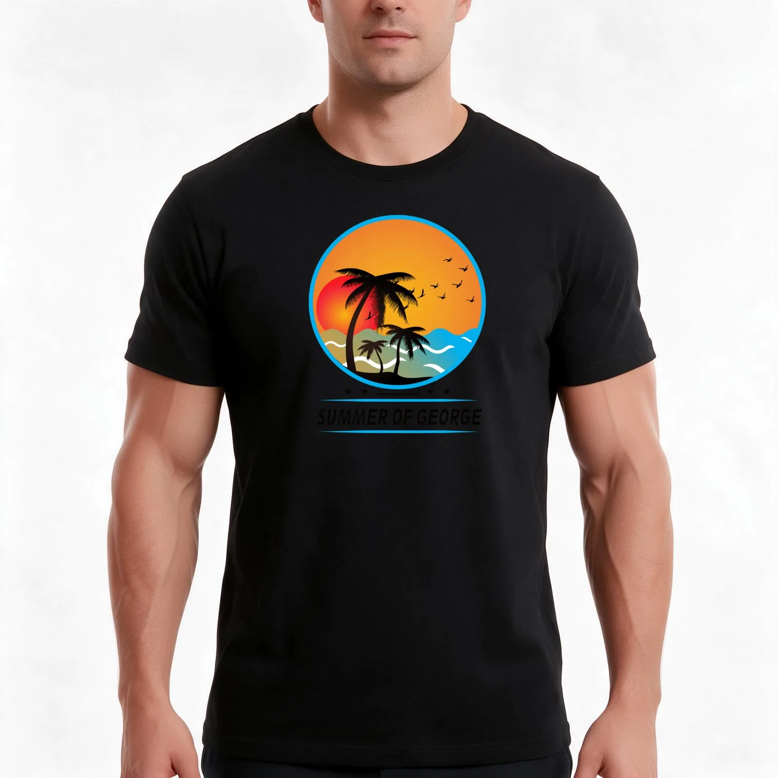 It's the Summer of George Shirt Shirt Tee T-Shirt, Summer Casual Cotton Tee, Oversized Streetwear Tops, Vintage Graphic Print