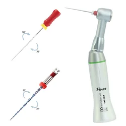 Dental Endo Motor 10:1 Speed Reduction Reciprocating Push Button Contra Angle Handpiece for Hand File Endo Treatment