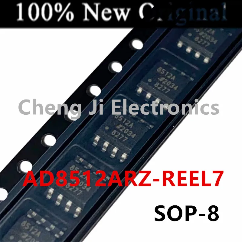 10PCS/Lot   AD8512ARZ-REEL7   AD8512   8512A    SOP-8  New original dual JFET operational amplifier chip   AD8512ARZ