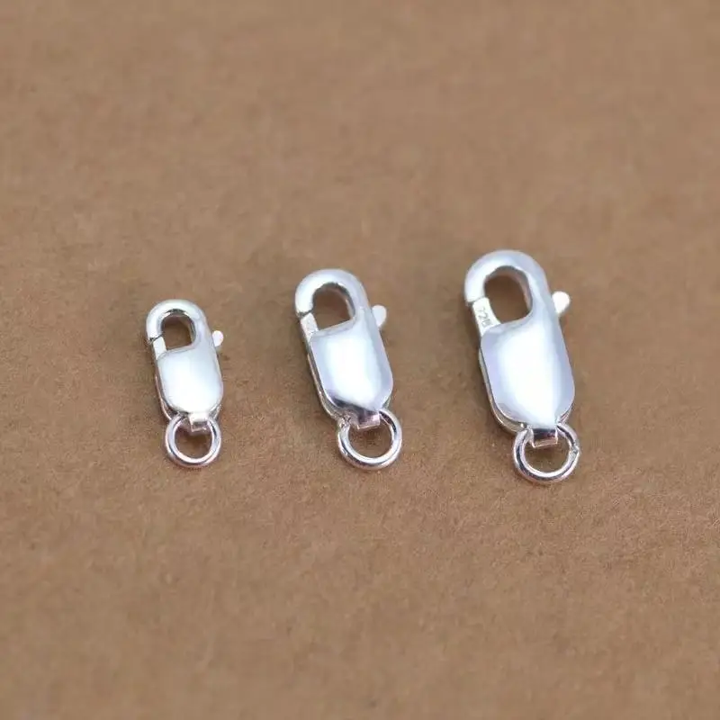 

925 застежка из стерлингового серебра застежка для бус ожерелье из стерлингового серебра аксессуары браслет аксессуары серебро Аксессуары