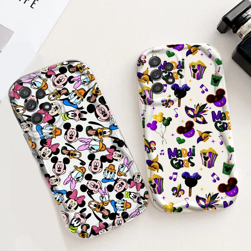 

Mickey Minne Cartoon Cute Art For Samsung A55 A54 A53 A52 A35 A34 A33 A32 A25 A24 A23 A22 A21S A15 A13 A14 5G Wave Oil TPU