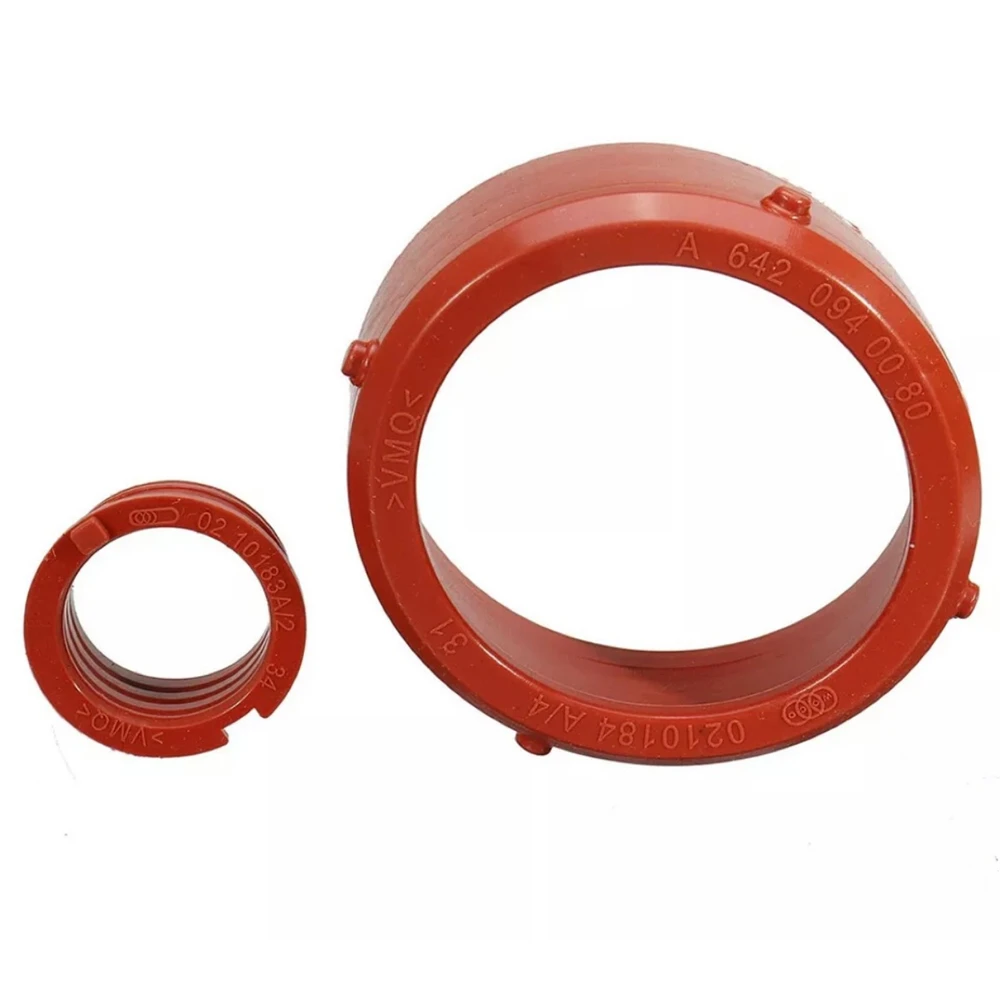 

​Red Turbo Intake And Breather Seals A6420940080 for Mercedes-Benz OM642 CDI CRD Accessories