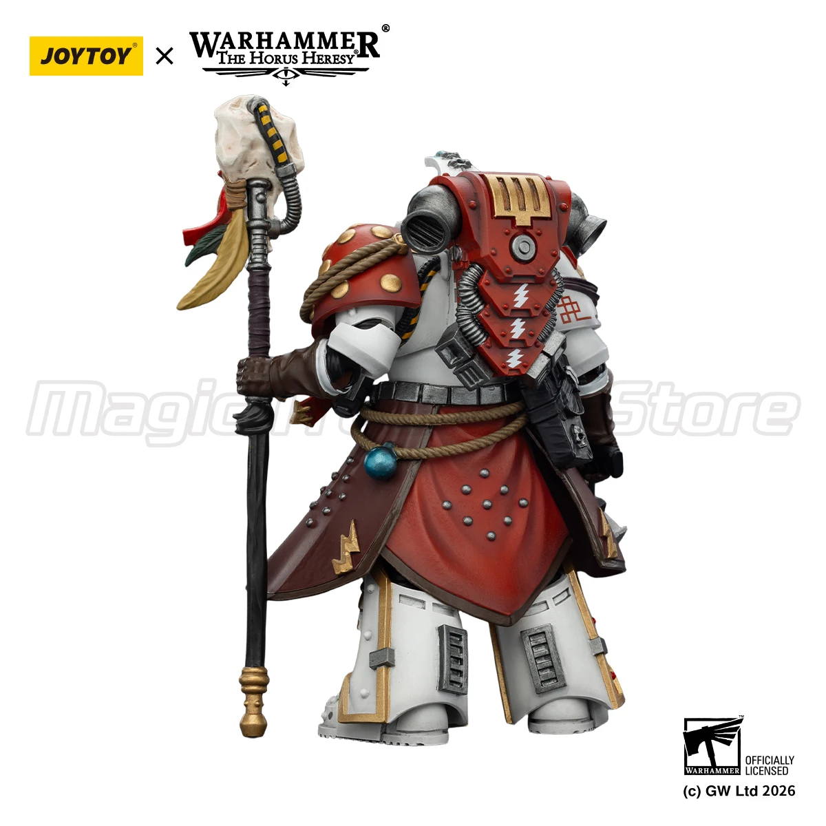 【mt】h123mm-joytoy-warhammer-40k-white-scars-stormseer-consul-avec-force-staff-et-bolt-pistol-1-18-figurine-d'action