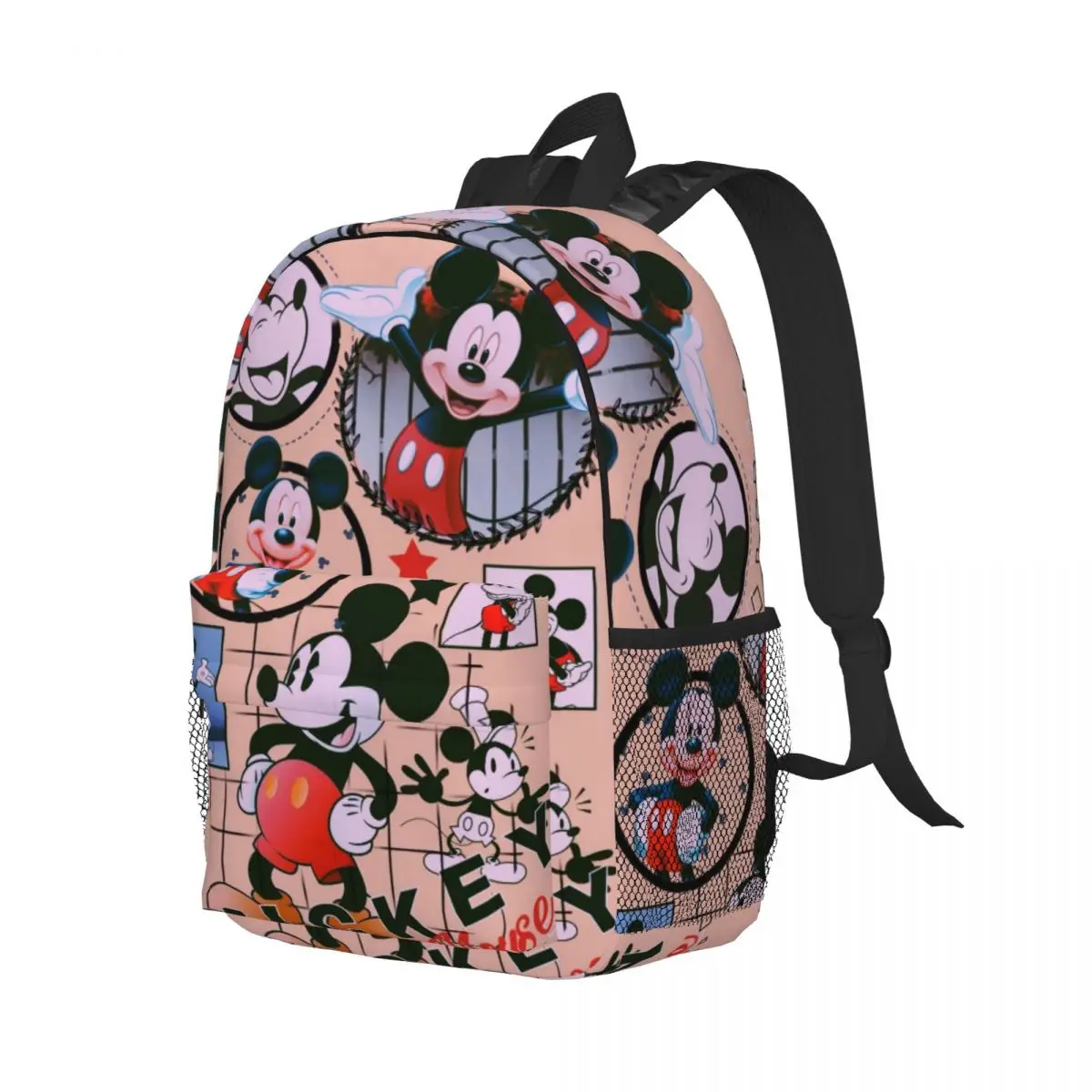 Mickey Mouse Lightweight 15-Inch Backpack - Versatile and Stylish Bag for School, Travel, and Daily Use