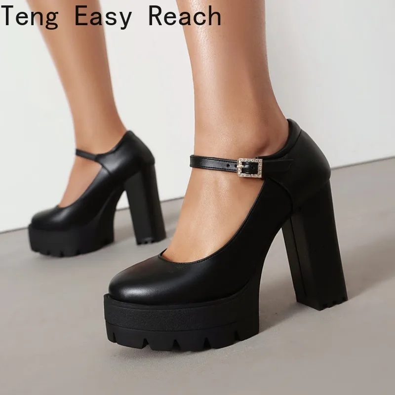 

2026 Spring and Autumn Fashion Yellow Black Women's Ultra High Heels Sexy Thick Soled Single Shoes Size 36-46