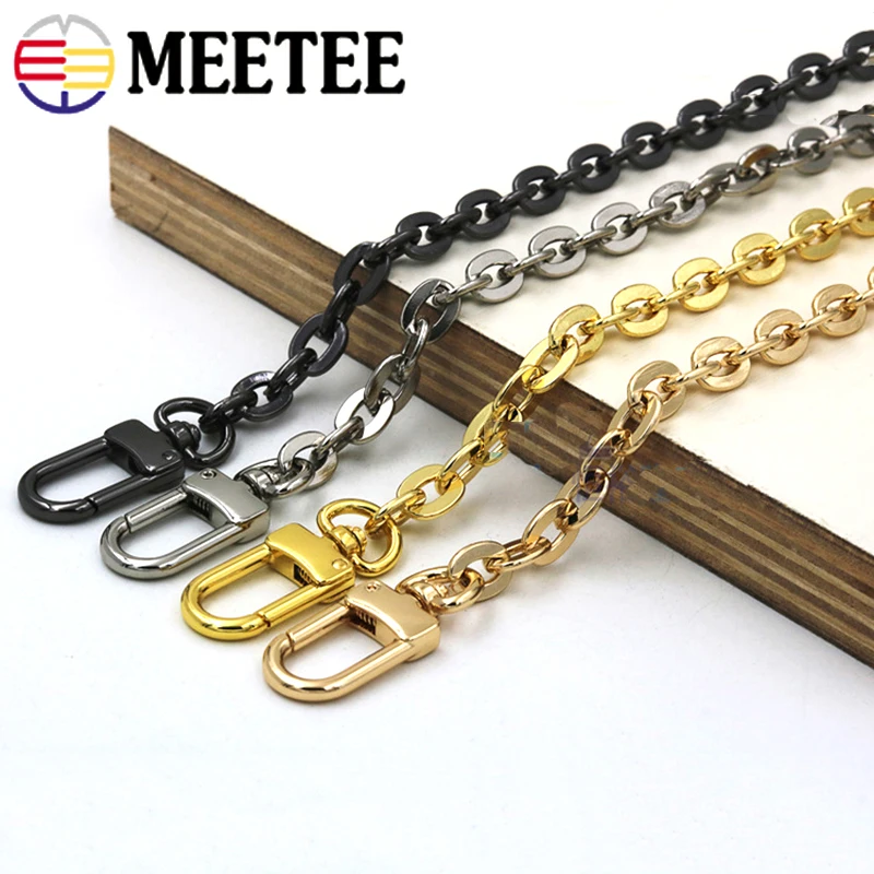 

1Pc 6mm 100/110/120cm Metal Bag Chains Replacement Handbag Purse Handles Connector Strap DIY Sewing Hardware Accessories