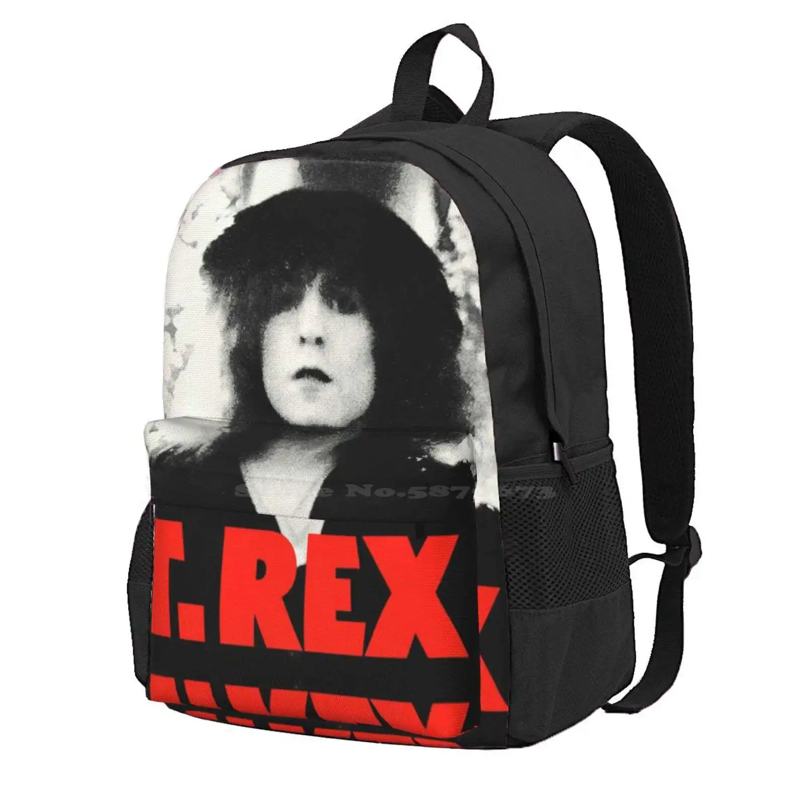 Slider Hot Sale Schoolbag Backpack Fashion Bags T Rex Tyrannosaurus Marc Bolan Glam Vintage Vinyl Records The 70S Psychedelic