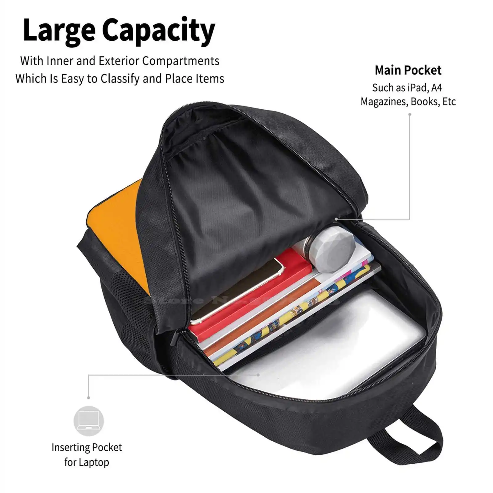 Kodak Kodacolor Vintage Hot Sale Schoolbag Backpack Fashion Bags Kodak Kodacolor Camera Vintage Retro Film Company Stripes