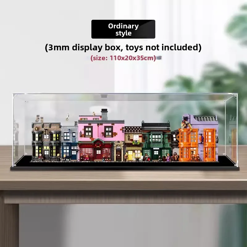 Acrylic Display Case for LEGO 75978 Diagon Alley, Transparent Dust‑Proof Box for Building Block Storage - view 5