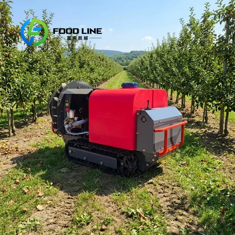 Remote Control Crawler Sprayer Modular Nozzle Assembly Crawler Sprayer Quick Replace Nozzles To Change Spraying Mist Size Freely