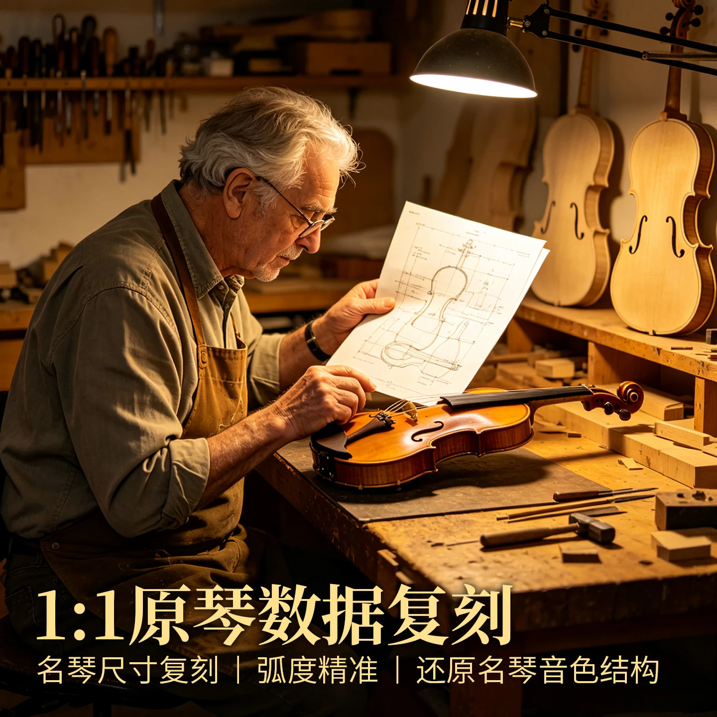 CHRISTINA Bench Copy Series - 1715 Cremonese 1:1 Exact Replica Performance-Grade Handcrafted High Quality Violin 4/4 Size