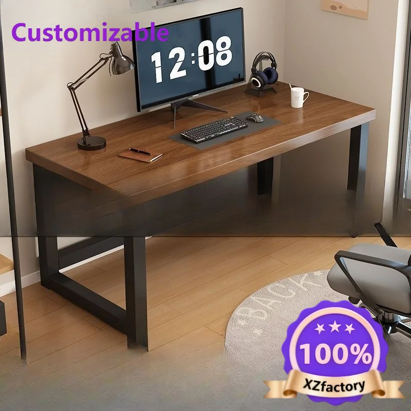 Factory Direct 2026: Mesa de ordenador madera maciza, modelo doble y sencillo
