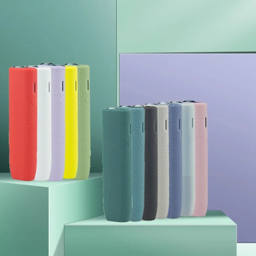 Soft Silicone Case Dustproof Fall Prevention Carrying Pouch Non-slip 12 Colors Protective Casing for IQO ILUMA ONE Home/Travel