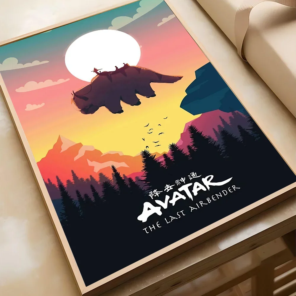 المشارك الصورة الرمزية آخر Airbender Appa قماش اللوحة غرفة المعيشة المنزلي غرفة نوم بار مقهى ديكور فني ديكور المنزل