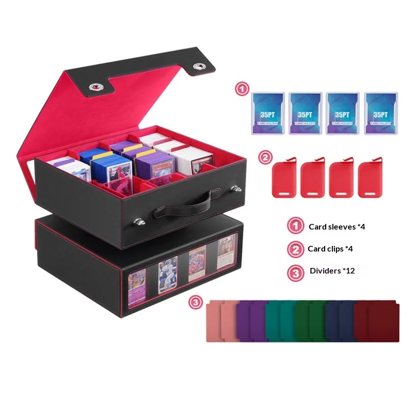 diy-ptcg-card-box-storage-box-portable-window-card-box-large-capacity-can-accommodate-3900-collectible-cards-gift-toy