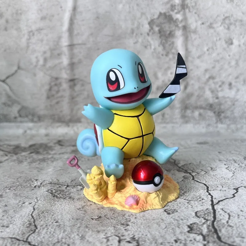 Figurka Pokémon Squirtle 10 cm Dostępna od ręki Dekoracja na biurko Idealny prezent na Boże Narodzenie, urodziny, Nowy Rok dla fanów Pokémon Anime