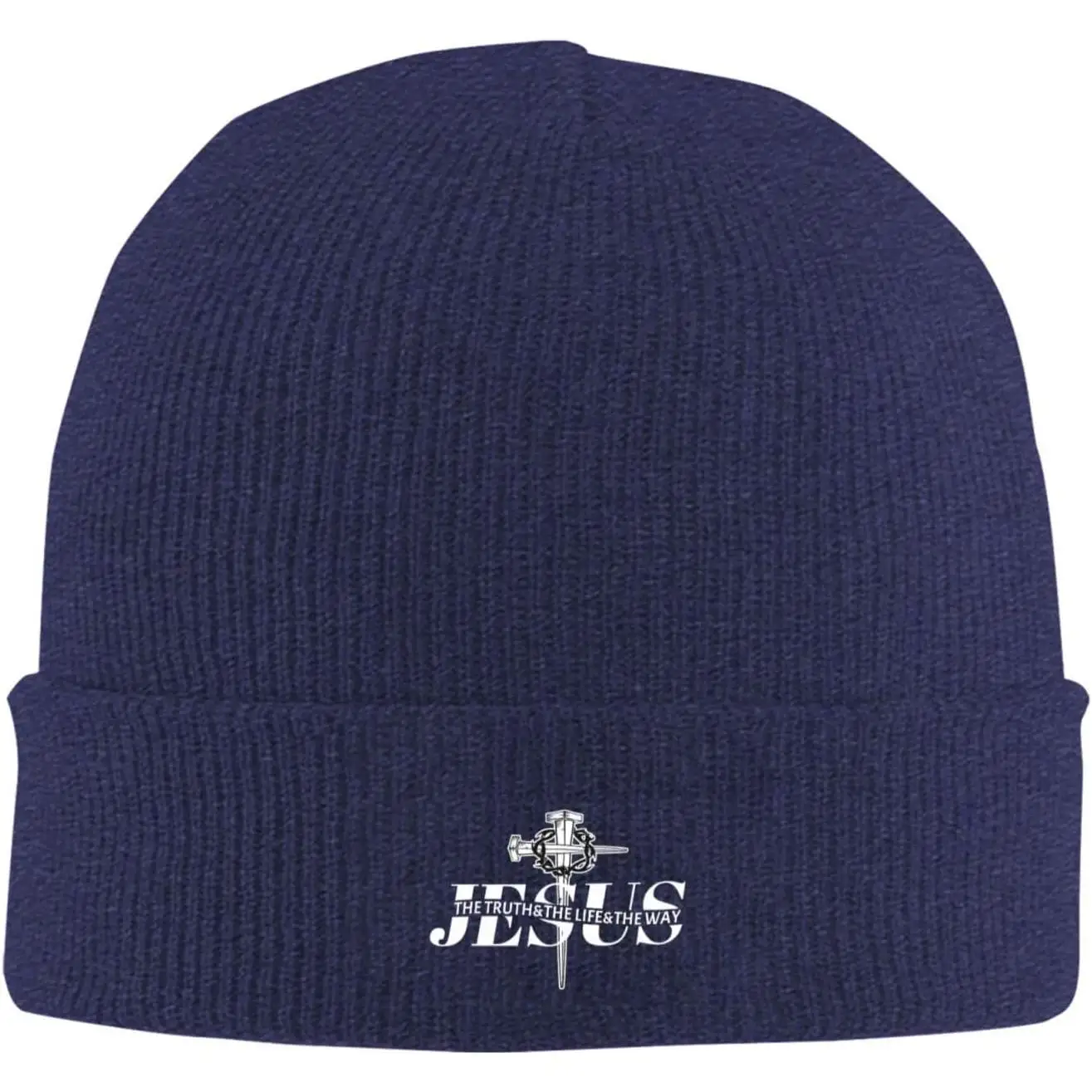 

Knit Beanie Hat Printed Vintage Pattern Acrylic for Men Women Funny Novelty Skiing City Walk Cuff Hat Gift