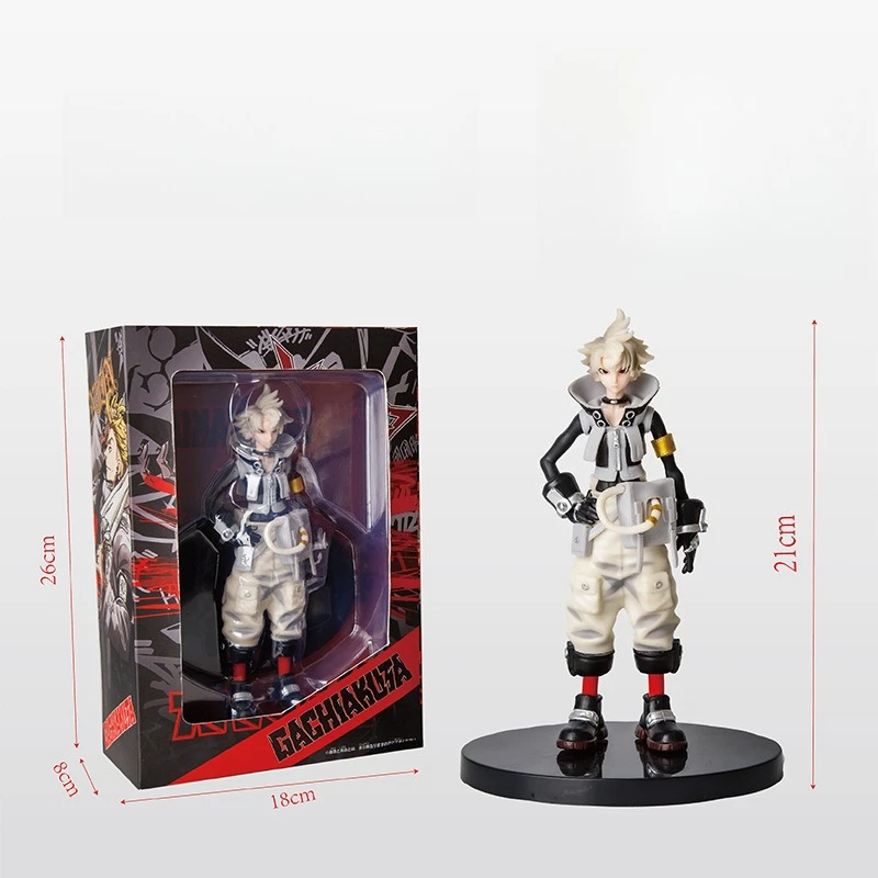 Figurki kreskówkowe GACHIAKUTA, kreatywne, animowane, 2D, ozdoby samochodowe, dekoracje do domu, figurki na stojaku, modele dla chłopców i dziewcząt, prezenty świąteczne.