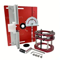Aluminum Router Table Inset Plate Kit Router Lift System Woodworking Flip Plate for Workbench Trimmer Carpenter Auxiliary Tools