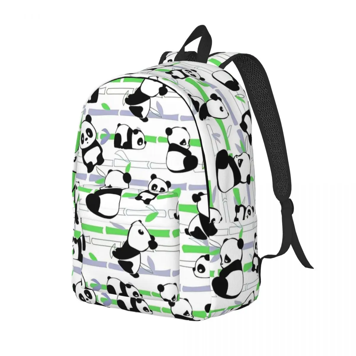 Panda Animal Backpack for Men Women Fashion High School Work Daypack Laptop Computer Shoulder Bag Sports