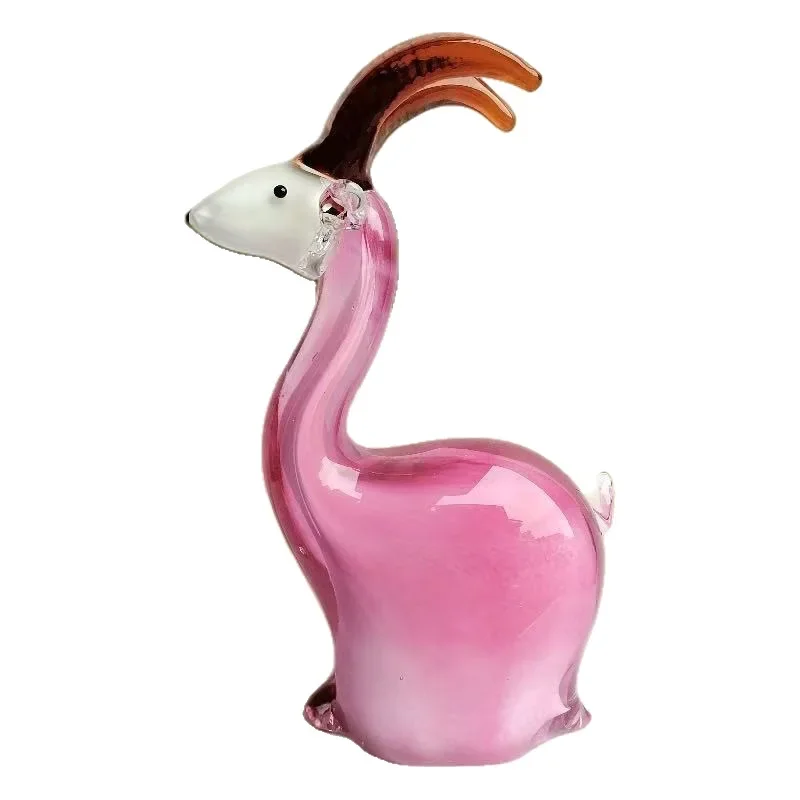 

Glazed lamb animal ornament home soft decoration housewarming gift study bedroom entrance ornament