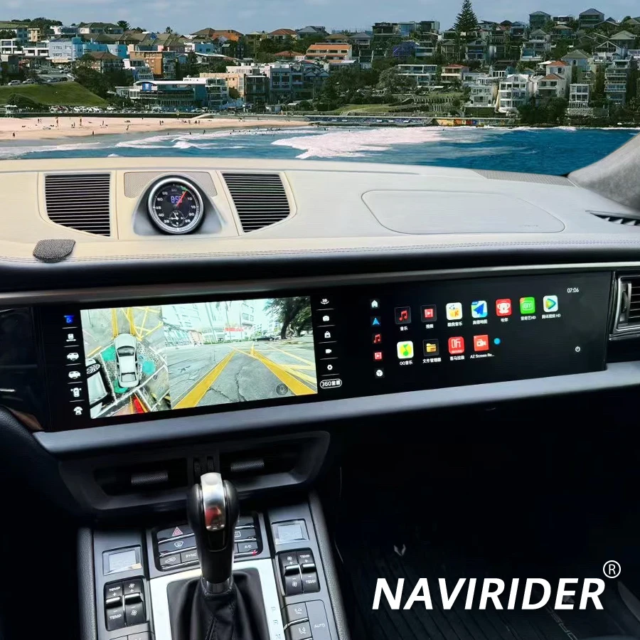 Android Carplay For Porsche Macan 2014-2017 Car GPS Dual Screen 8+256GB Auto Radio Multimedia Video Player Navigation HU 4G 2din