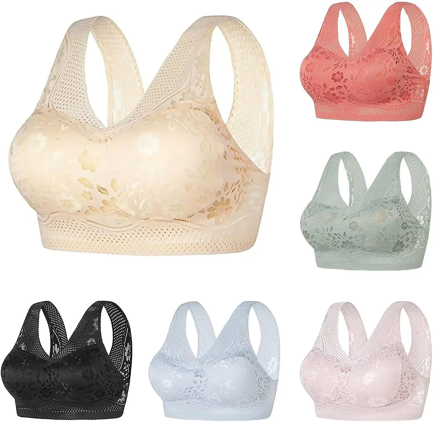 ผู้หญิง Orthopedic Anti-Sagging Bra Bras สําหรับอาวุโสผู้หญิงท่าทาง Correcting Bra Breathable Push up Bras