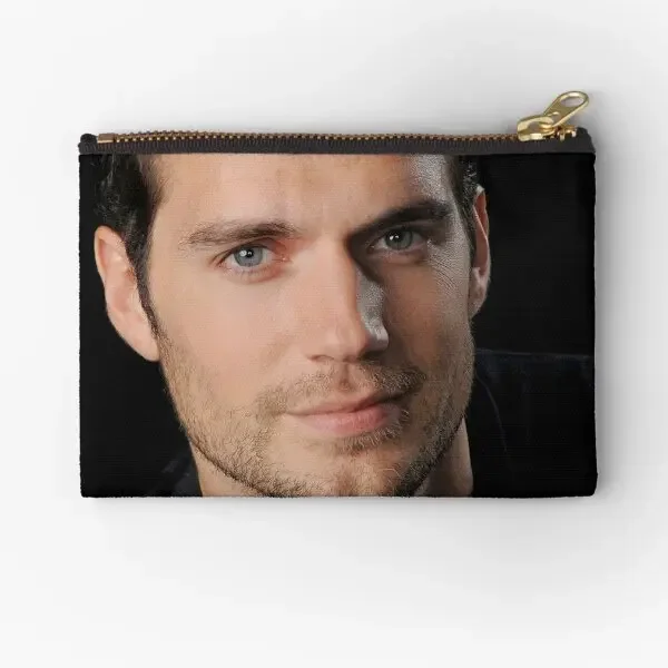 Henry Cavill  Zipper Pouches Bag Underwear Socks Wallet Cosmetic Women Pure Small Men Pocket Storage Packaging Key Money Coin