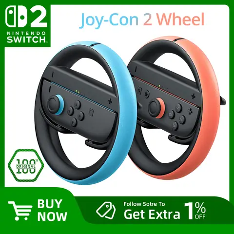 Set volante per Nintendo Switch 2 Joy-Con 2 originale al 100% per accessori per giochi Switch 2 Joy Con e Mario Kart World