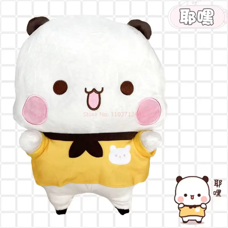 20/36cm bubu e dudu kawaii recheado macio travesseiro brinquedo presentes do dia das crianças para crianças panda pelúcia bonito dos desenhos animados panda urso boneca