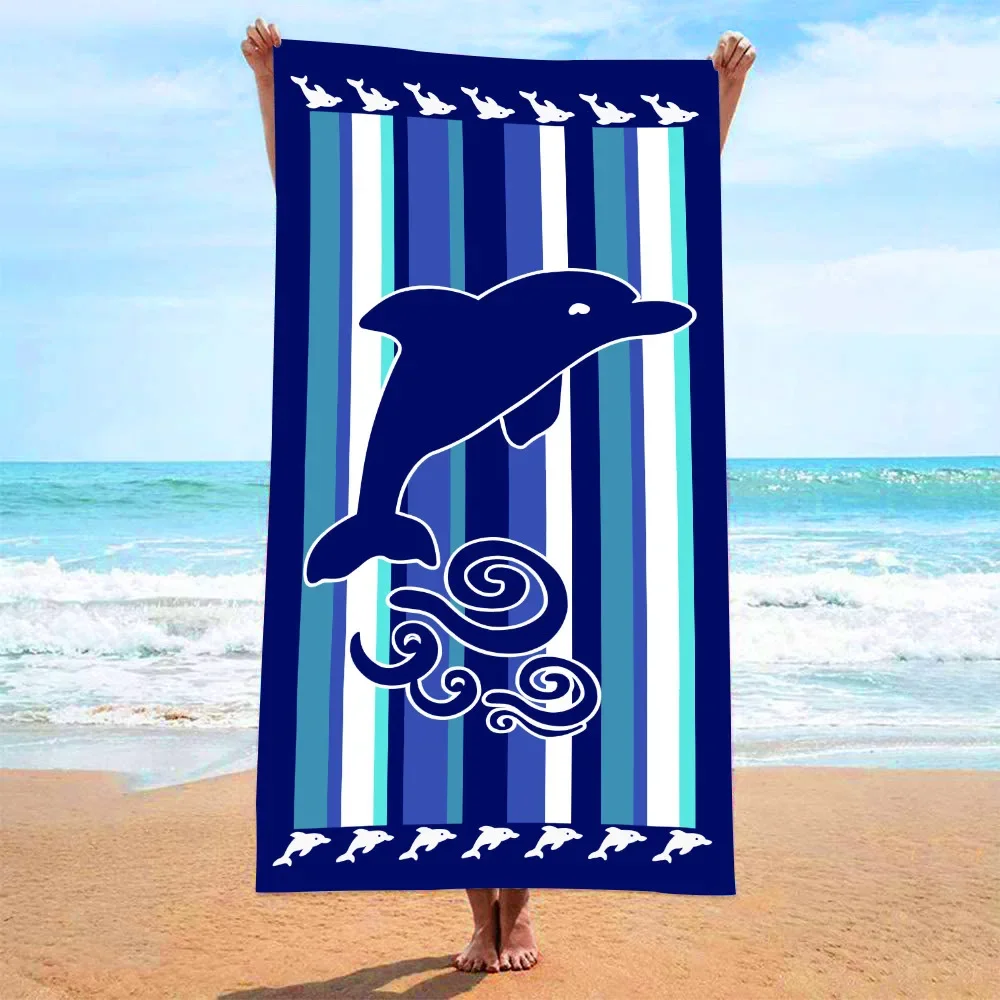 Customized Printed Beach Towel Sea Bath Towel Wholesale Price Pool Towels for Party Gift Vacation Picnic Personalized Towel