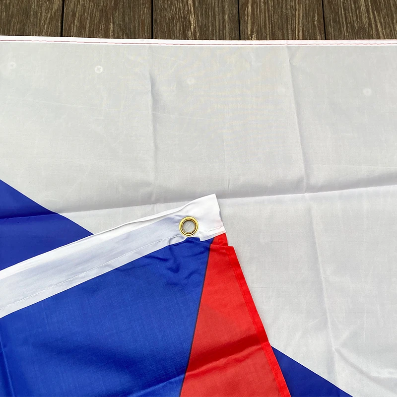 Xvggdg Czech Flag 3ft X 5ft Hanging Czech Republic Flag Polyester Standard Flag Banner