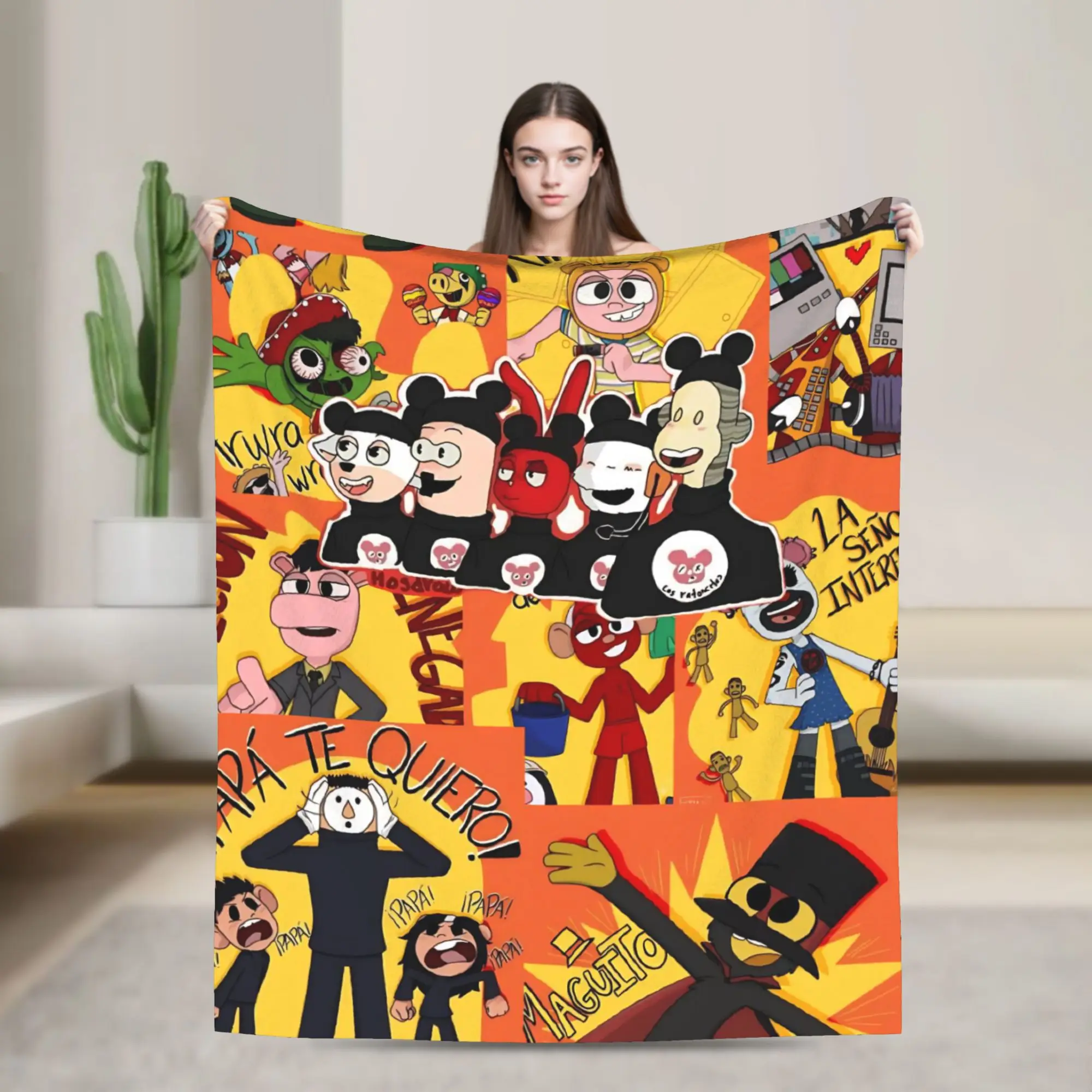 

31 Minutos Juan Carlos Bodoque Blankets Soft Print Plush Throw Blanket For Living Room Travel Flannel Bedspread Bed Cover