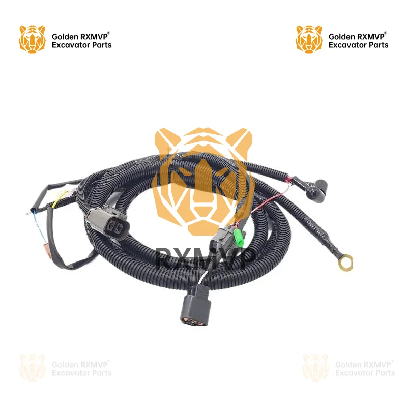 For SK 200 210 220 230-6E Mitsubishi 6D34 engine high-temperature resistant wire harness excavator accessories