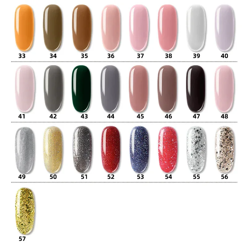 Gel Nagellak 8Ml Semi-Permanente Uv Lak Led Esmaltes Glitter Voor Manicure Nail Lijm Top Coat Primer nail Gel Art