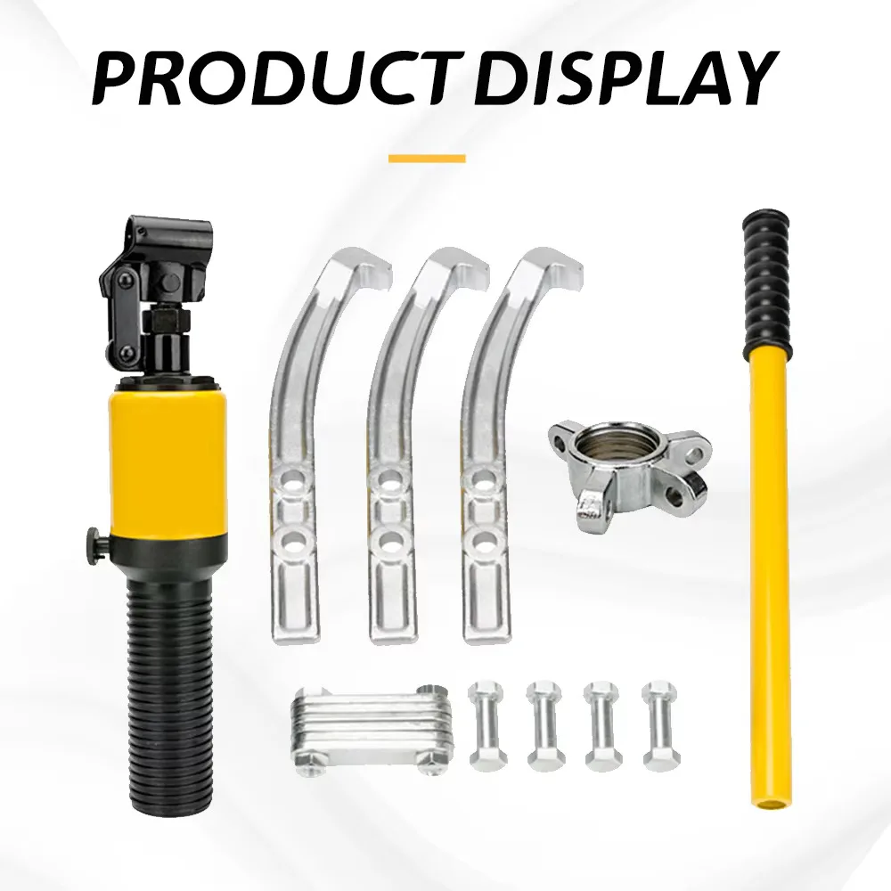 5/10/15/20T Hydraulic Puller Hydraulic Gear Puller 3 Jaw Puller Set Hydraulic Bearing Puller Three Arm Bearing Removal Cylinder