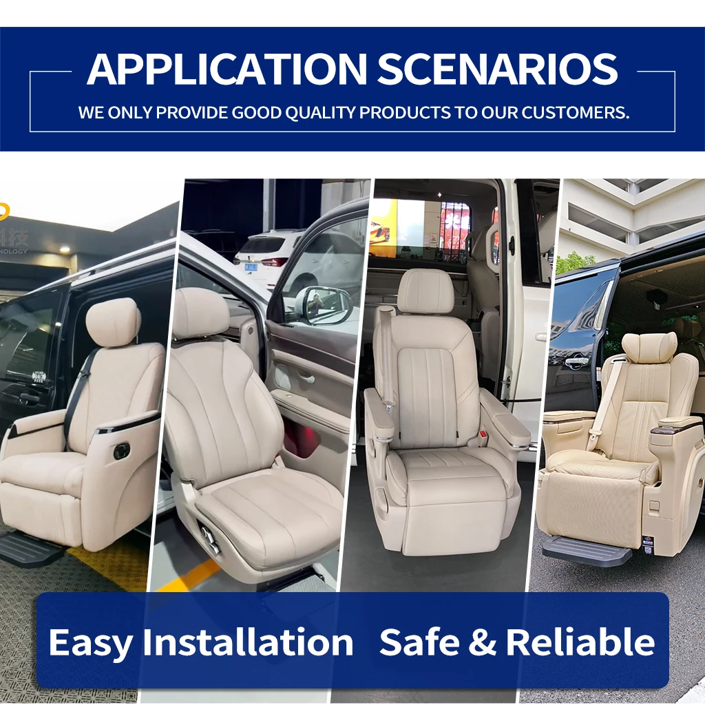 Electric Swivel Car Seat for  Users Powered Slide Transfer Seat Caregiver Assist No Lifting SUV MPV