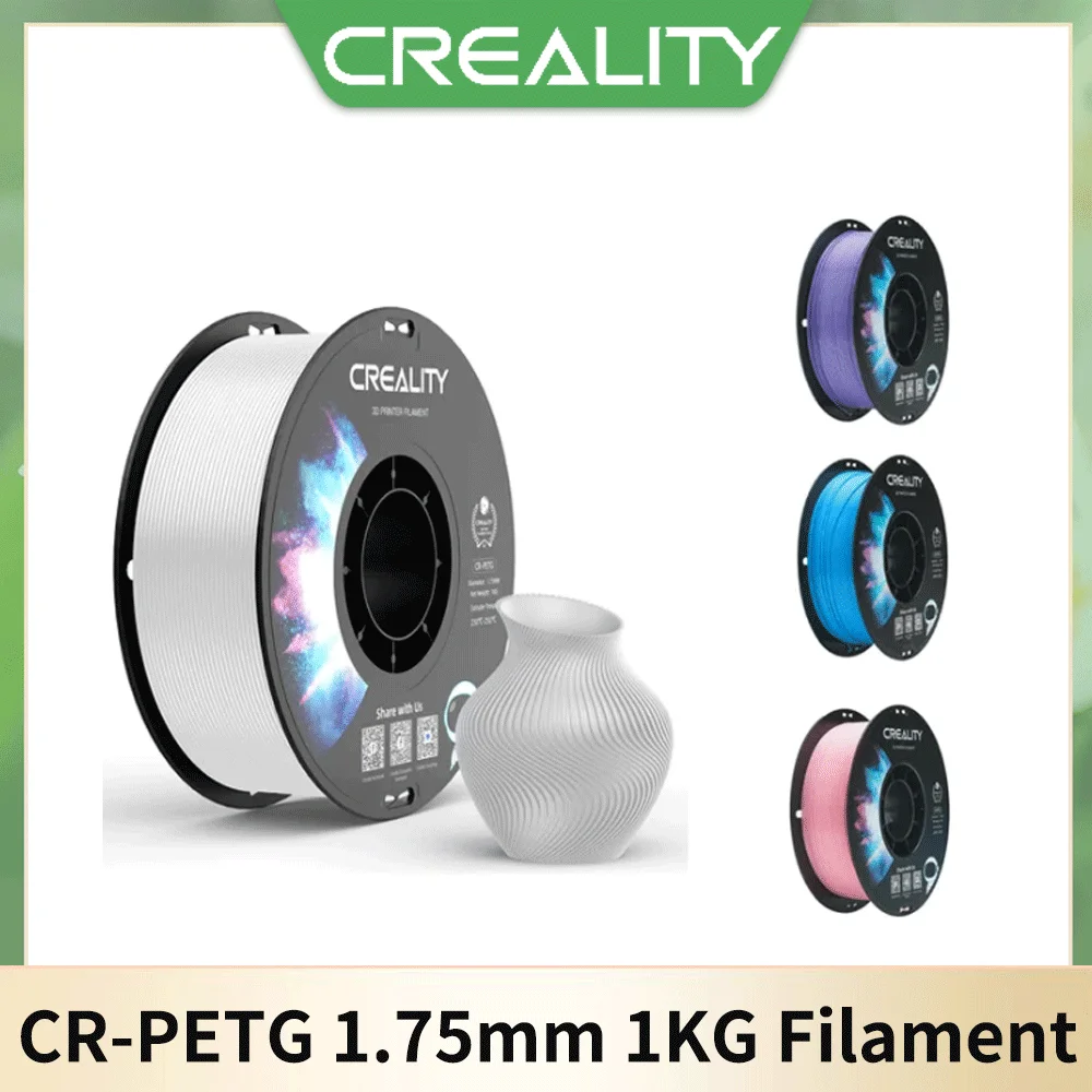 

CREALITY CR-PETG Filament 1KG 1.75mm High Temperature Eco-friendly Odorless Non-toxic Excellent 3d Printer Filament New Colors