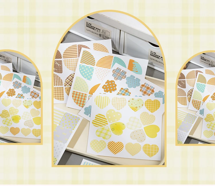 TIANZI Cartoon Die Cut Stickers Book 20/40 Sheets Decorative Diary Scrapbooking Supplies Handmade Japanese Stationery