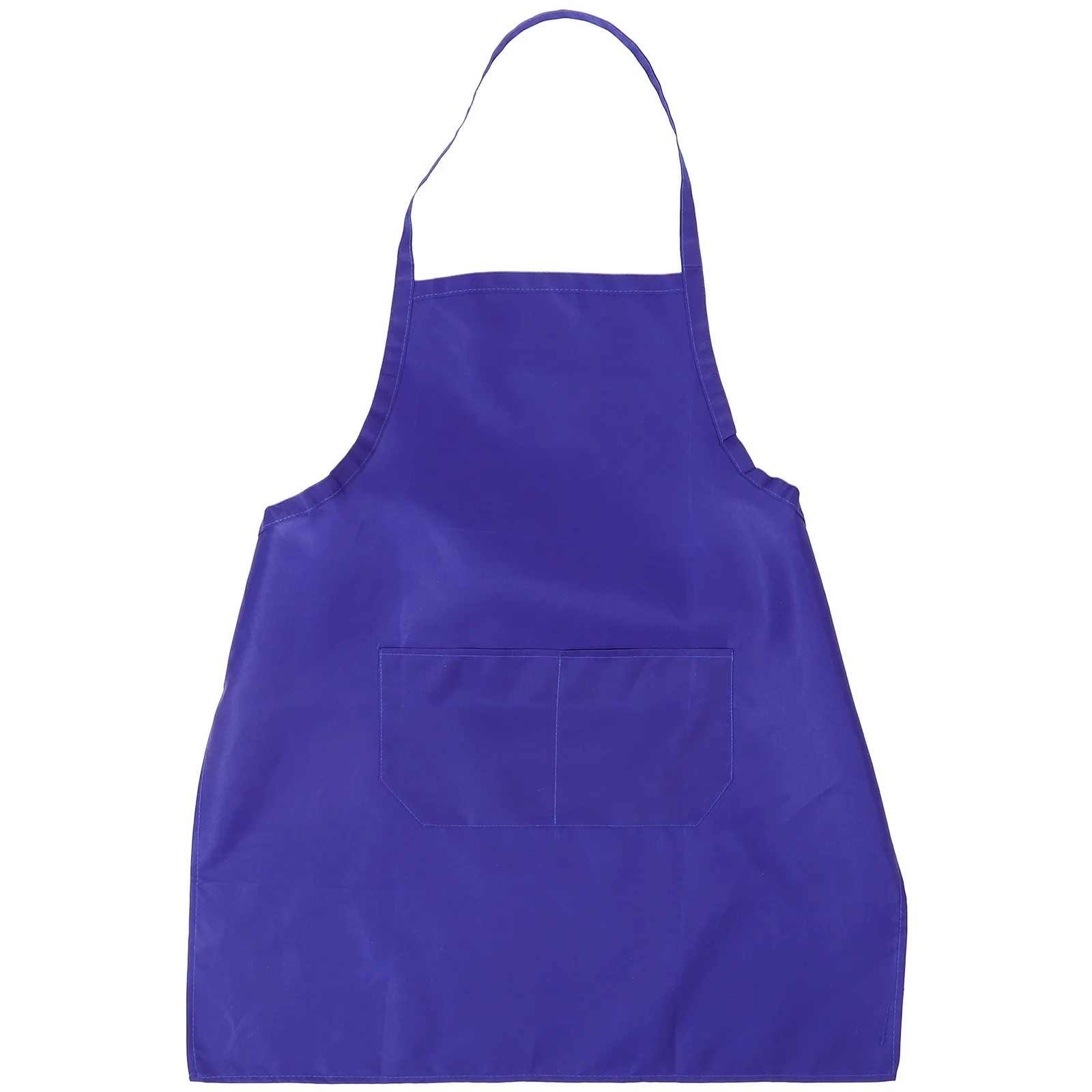 

Adjustable Neck Bib Apron With 2 Pockets Sleeveless Kitchen Workwear For Restaurant Home Cafe Cooking Cleaning