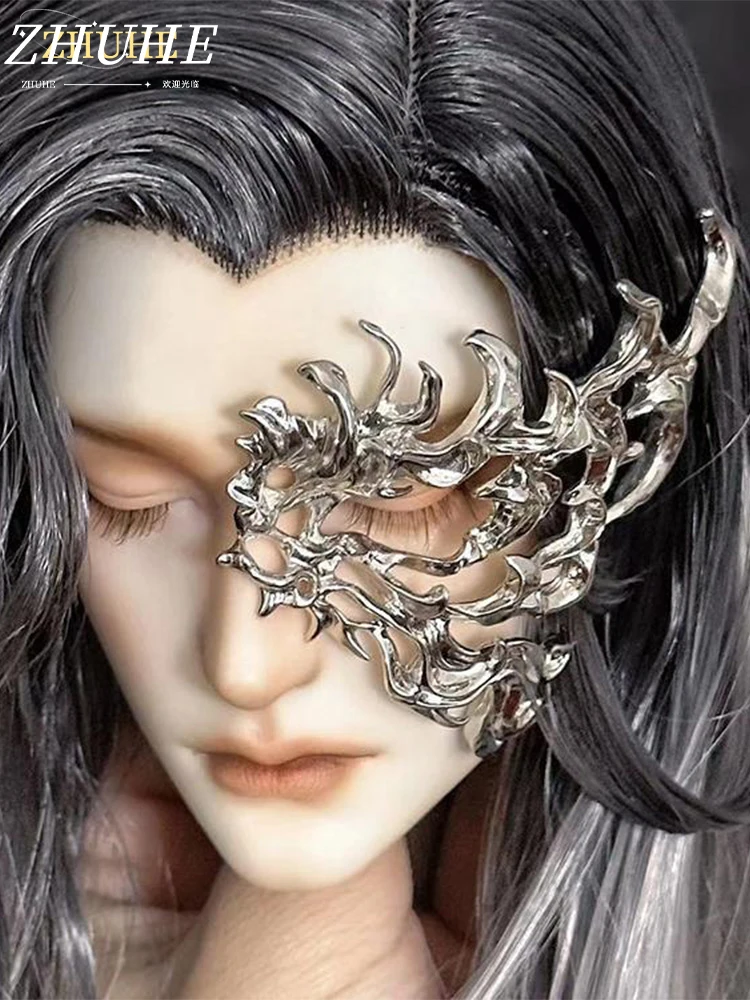 

ZHUHE Bone Plate Masks In Cyberpunk Style Are Suitable For Men And Women As Jewelry Accessories And Party Gifts