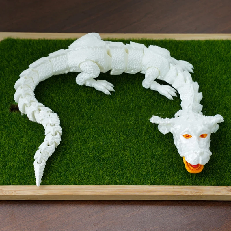 3D プリントドラゴン回転可能な関節ドラゴン関節可動性シミュレーションモデルオフィスデスクトップ装飾家の装飾おもちゃギフト