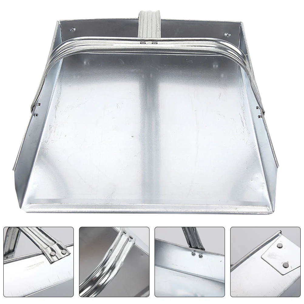 

Trash Bucket Garbage Container Small Cleaning Dustpan Comfortable Household Stainless Steel Kitchen Tabletop Tool