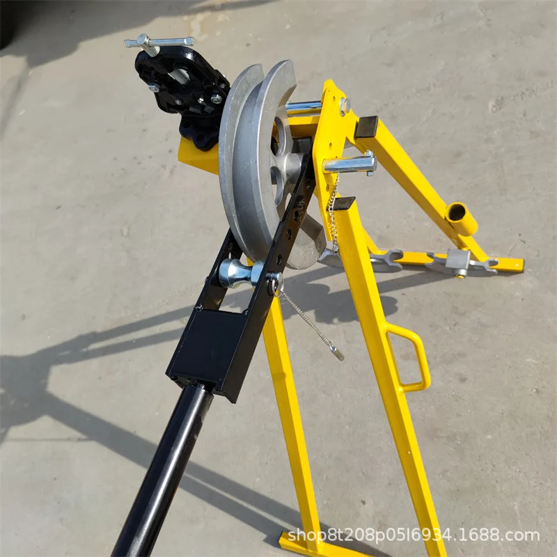 تركيب الدائرة الكهربائية SWG-32 آلة ثني الأنابيب اليدوية قوس الانحناء معدات التبريد التعدين السلس #3