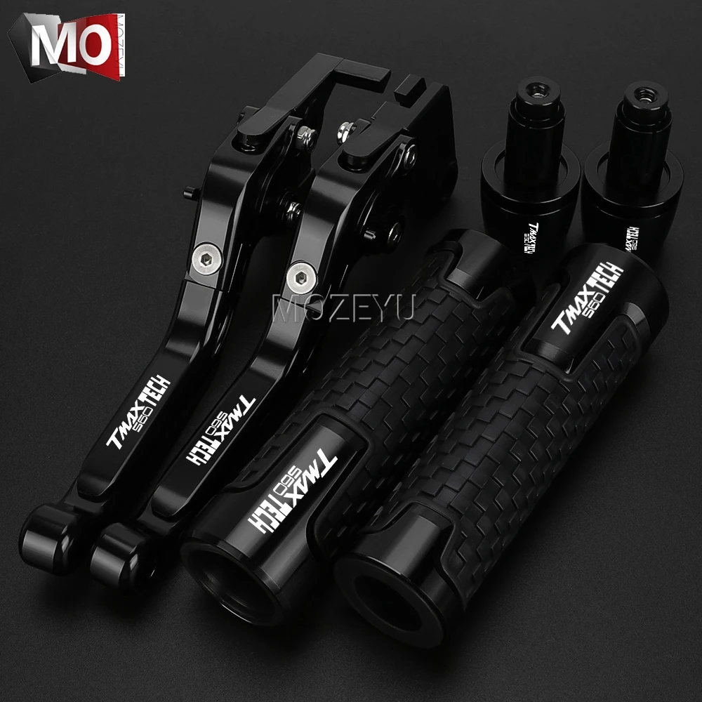 

For YAMAHA TMAX560 TECH MAX 2020 2021 Clutch Lever Brake Lever Handle tmax560 techmax 2022 2023 2024 2025 Handlebar Grips Ends