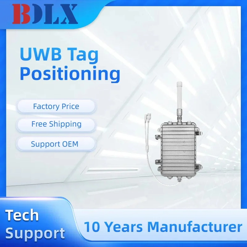 

Asset personnel positioning 30cm accuracy UWB positioning base station industrial UWB tracking outdoor asset management system