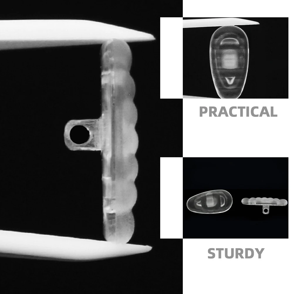

Silicone Eyeglass Nose Pads Anti-Slip Durable Comfortable Glasses Repair Parts Soft Nose Cushion For Eyeglasses