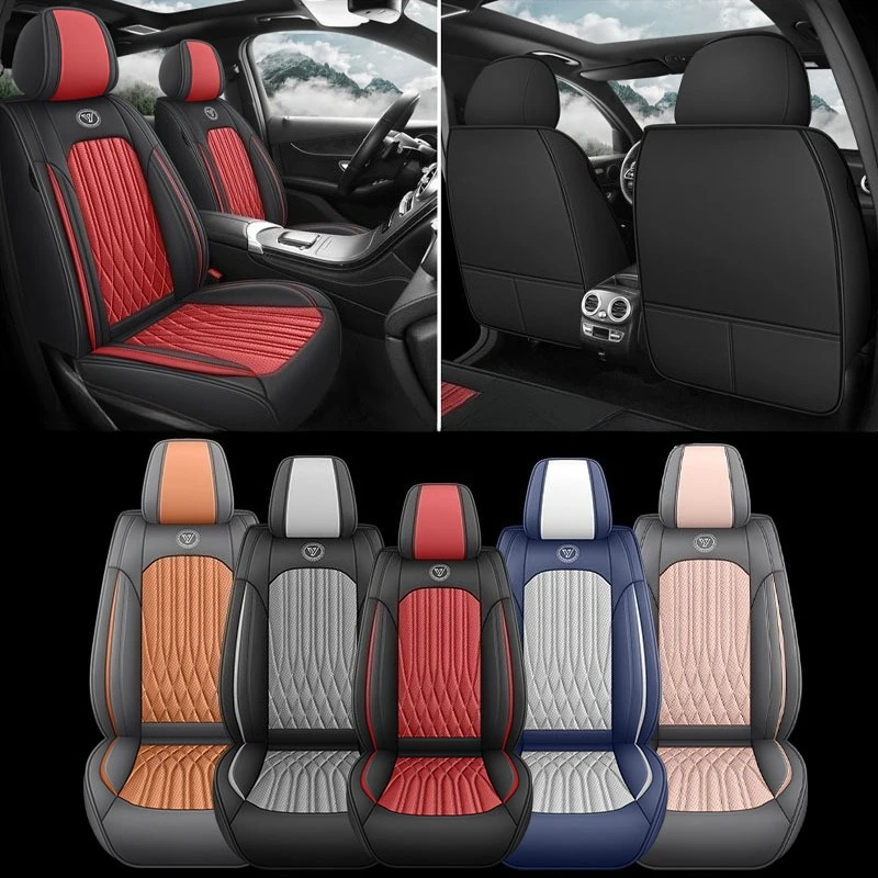 

Single Full Coverage Car Seat Cover Premium Faux Leather Material, Fits Most Sedans/SUVs, Enhances Interior, 5 Colors Available