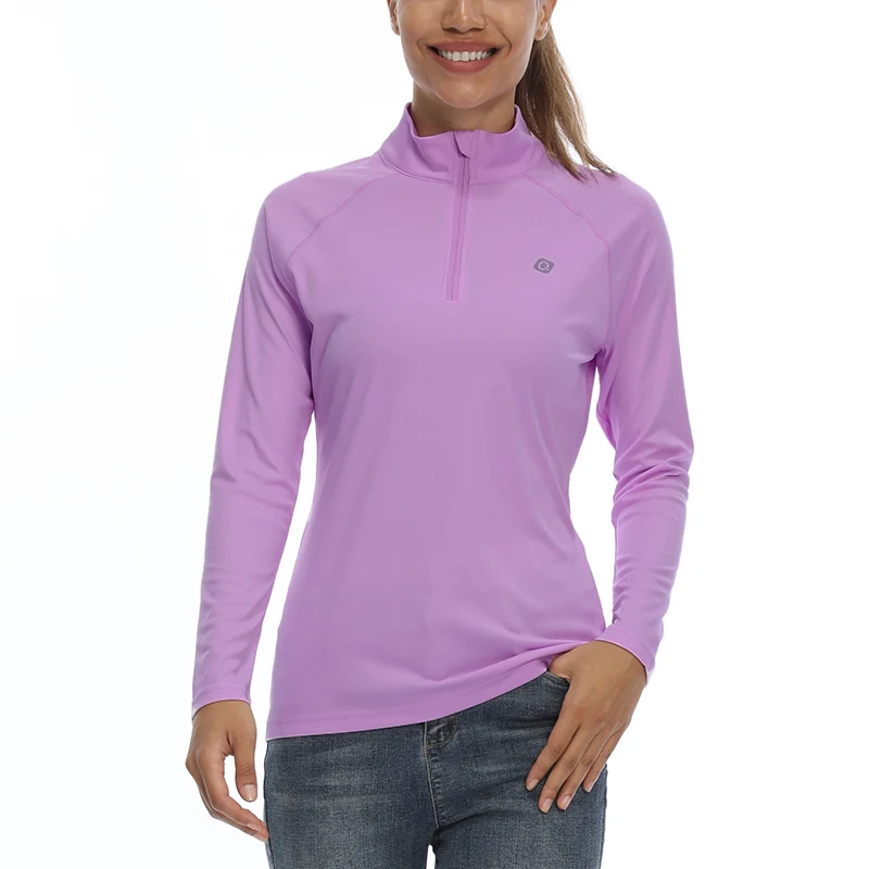 Women UPF 50+ Sun Protection Shirt Long Sleeve SPF UV Shirt Hiking Outdoor Top Lightweight Running T shirt